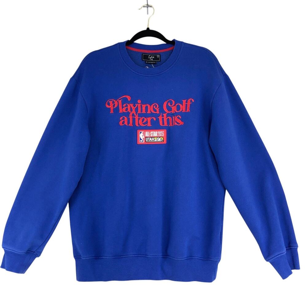 Eastside Golf x NBA Sweatshirt Mens S Blue Playing Golf After This All-Star '23